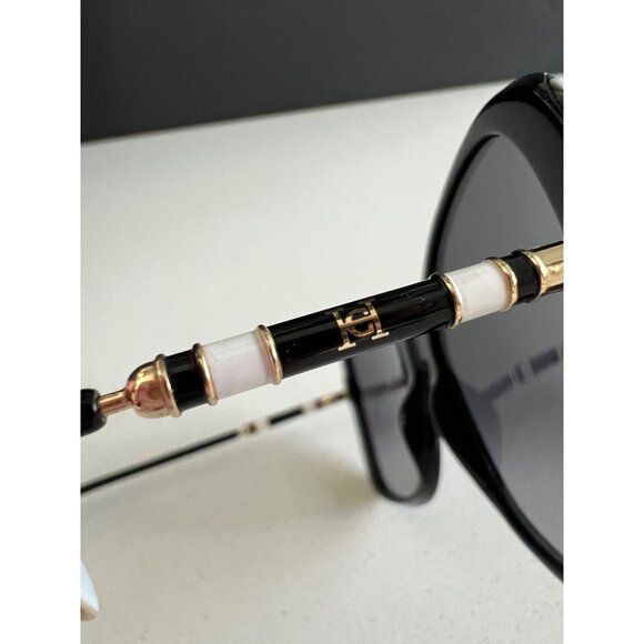 CAROLINA HERRERA BLACK 55mm Gradient Square Sunglasses - Picture 9 of 9